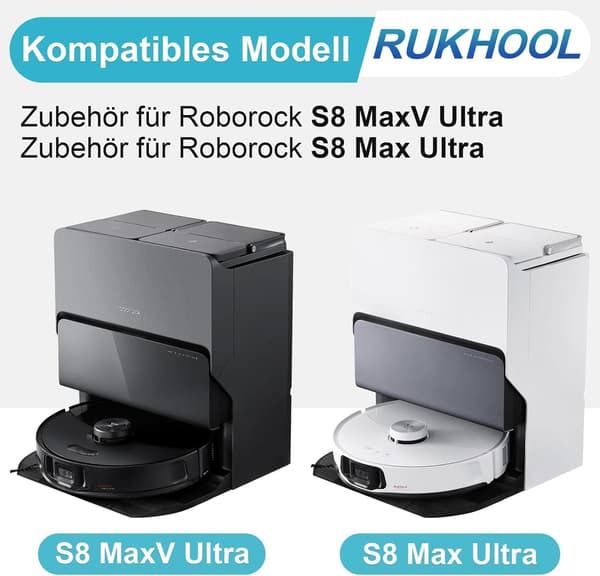 Tillbehörssats för Premium Roborock S8 MaxV/Max Ultra
