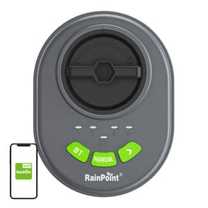 RainPoint 4-zoners sprinklerstyring med app, Bluetooth