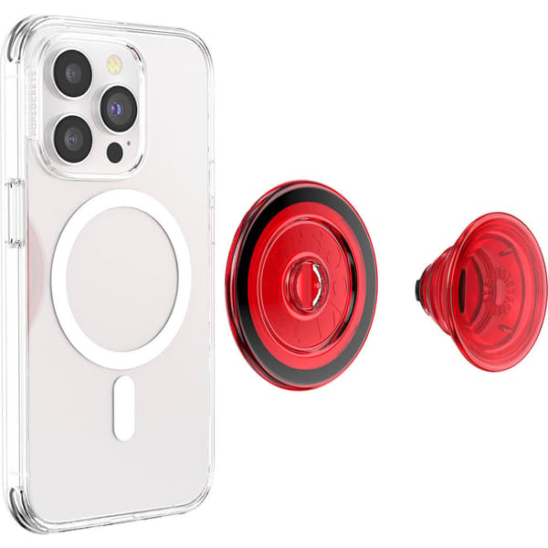 PopGrip Magsafelle Danger Red Translucent