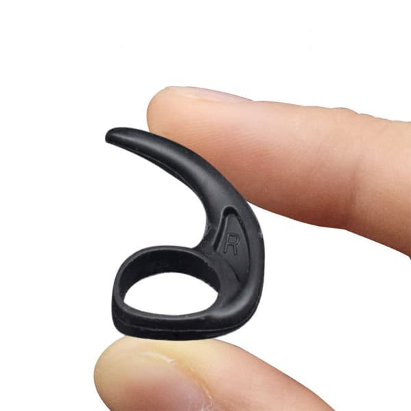 Silikoniset korvanapit korvakoukut 3 kokoa 3-pari Black