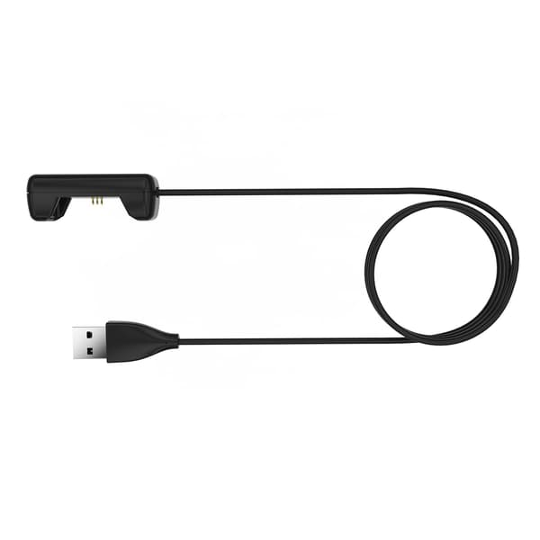 Laddningskabel för Fitbit Flex 2 - 1 meter, svart