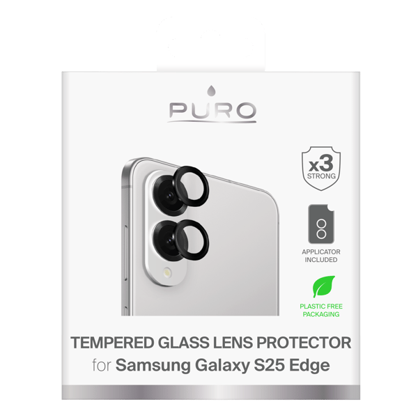 Galaxy S25 Edge tempered glass camera protector