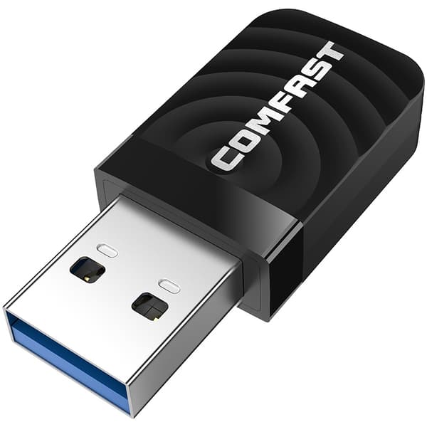 Trådløs WiFi Adapter - Sort