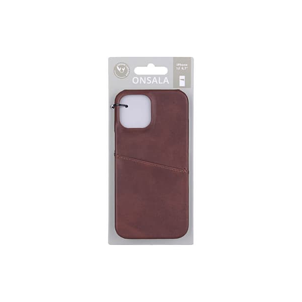 Suojakuori Ruskea korttipaikalla iPhone 12  Pro Max