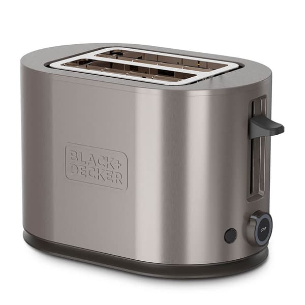 Brødrister 2 rum Rustfrit stål