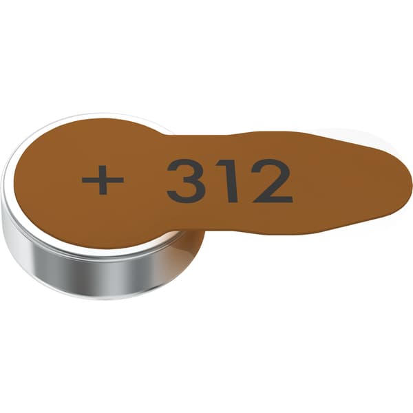 Høreapparatbatteri 312 / A312 / PR41 8-pak