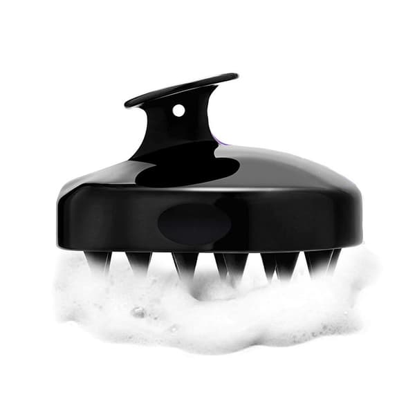 Børste for hodebunnsmassasje og peeling Black