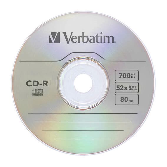 CD-R 52x 700MB 10-pak Spindel