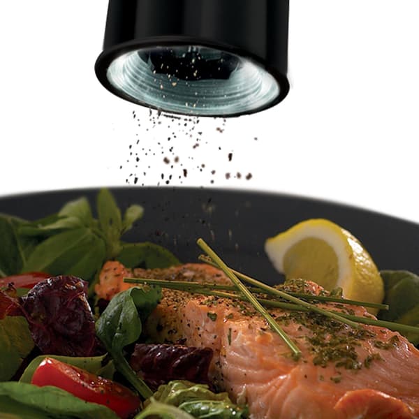 Salt & peberfabrik Keramisk stålværk sort stål