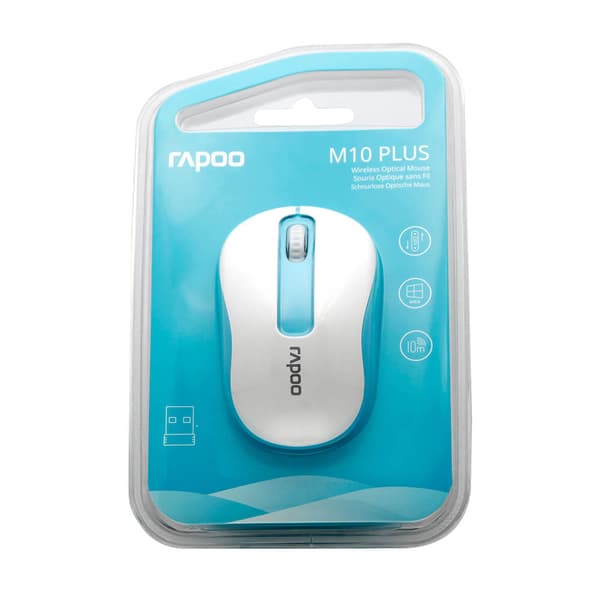 Mouse M10 Plus Wireless 2.4GHz Blue