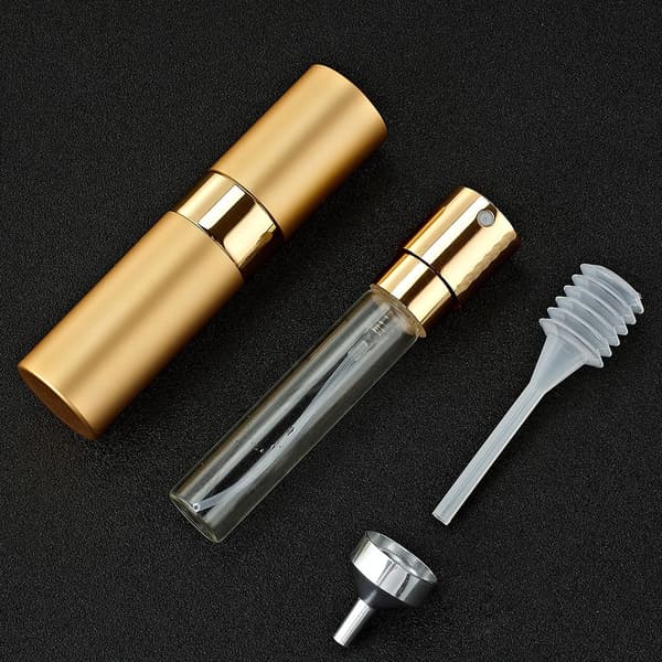 Liten refill sprayflaska för parfym 8 ml Gold