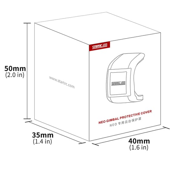 DJI NEO Gimbal Protector Cover Linsedeksel for Dronekamera - Grå