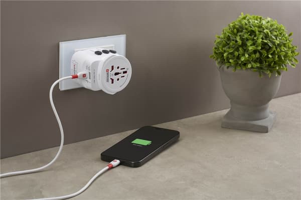 Reiseadapter PRO Light USB AC45PD