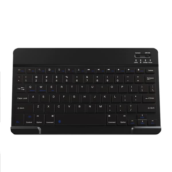 Trådlöst Bluetooth-tangentbord - 10-tums Uppladdningsbart Black