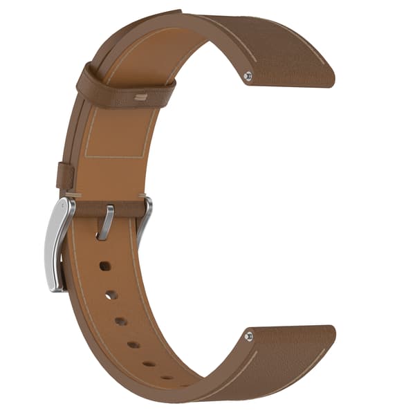 Rem i ægte læder til Huawei GT5 Brown 18 mm