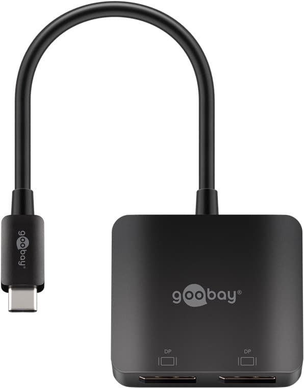 USB-C™-adapter til 2x DisplayPort