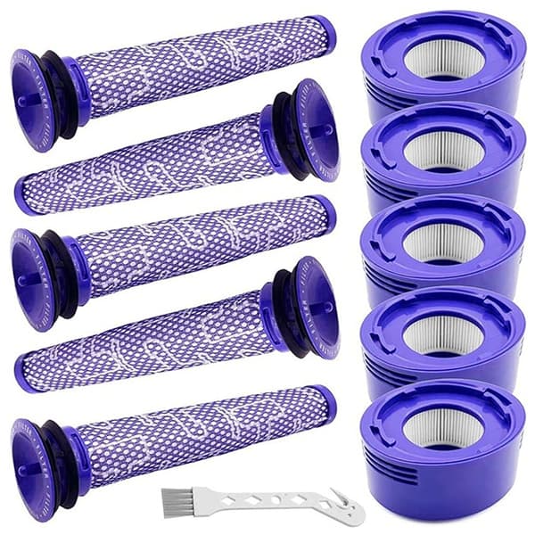 Dyson V7 V8 Støvsuger Filter Reservedele, 11-delt Sæt