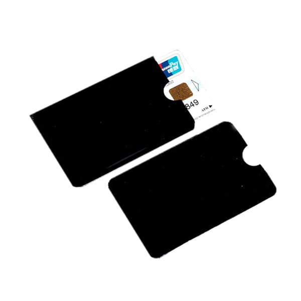 RFID-Blockerande Kortfodral, 12-pack Black