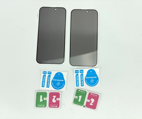Anti-Spy Skärmskydd för iPhone (2-pack) iPhone 15 Pro