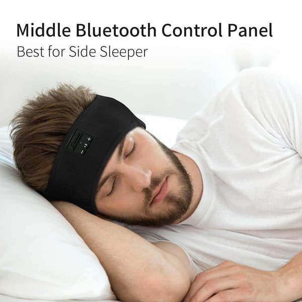 Sovmask med Inbyggd Bluetooth Black