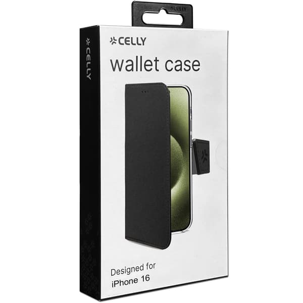 Wally Wallet Case iPhone 16 Sort