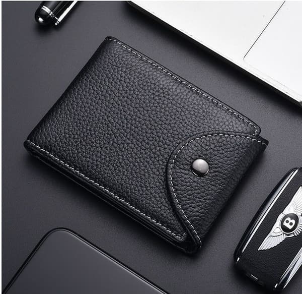 RFID-blokerende multifunktionel kortholder Black