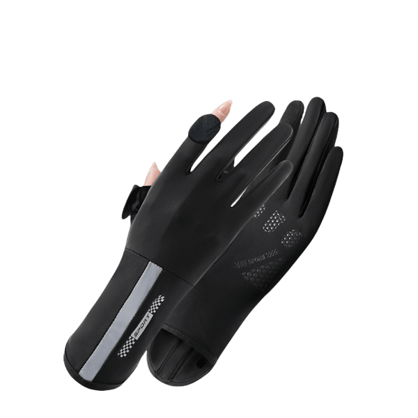 Sommer solcremehandsker til kvinder Black