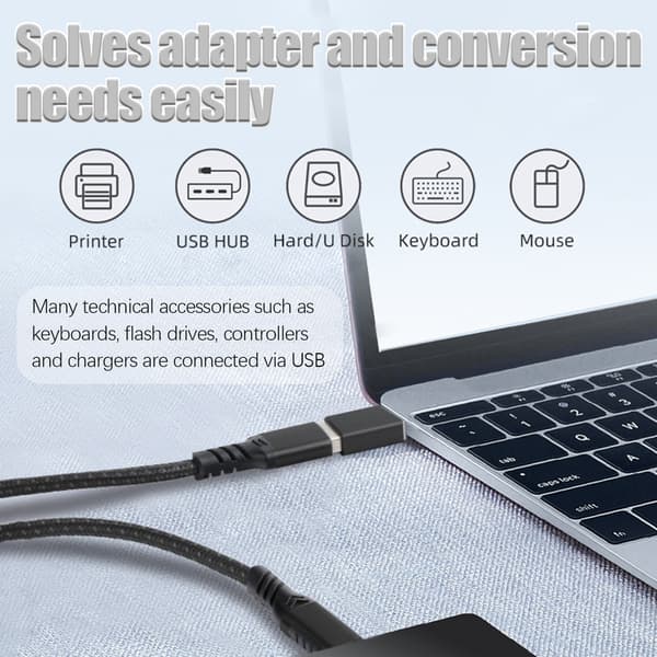 Omformer USB-C til USB 3.0, svært hurtig