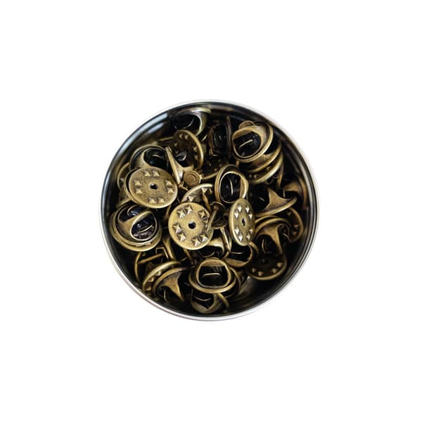 DIY Broche & Slipsnåle (50 stk) Bronze