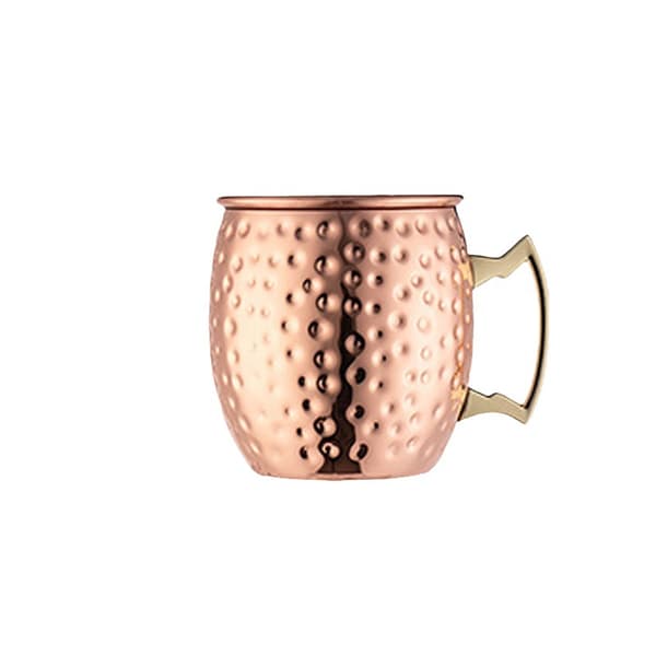 Elegant Hammered Copper Cocktail Glass M