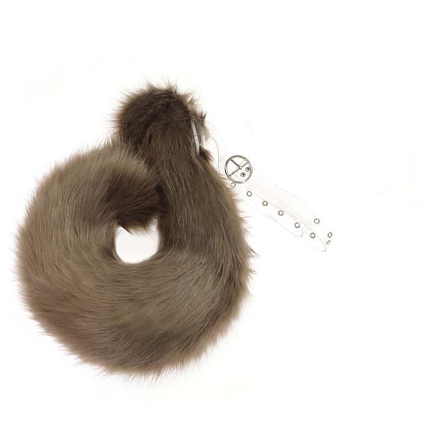 Ruskea pehmolelu orava Chitty Tail Cosplay asu ja asusteet