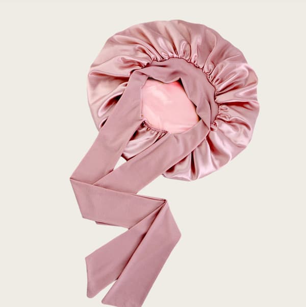 Satin Bonnet Sleep Cap - Komfortabelt hårbånd til søvn
