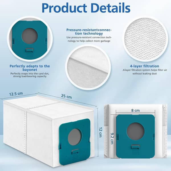 Dammpåsar för Samsung Jet Pro Extra/Complete Extra, 8-pack
