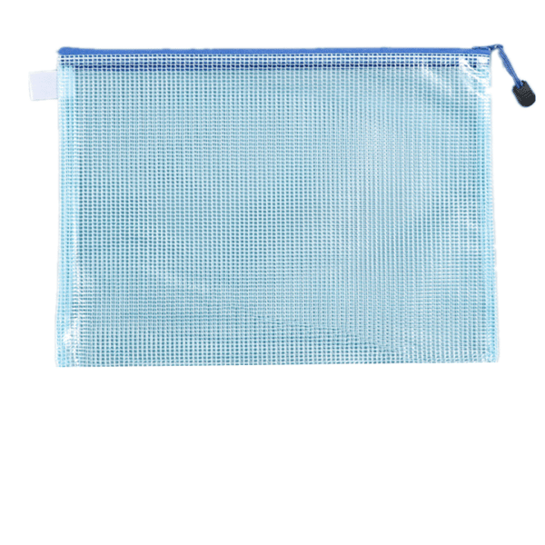 A4 dokumentpåsar plastfickor 12-pack Blue