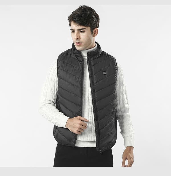Varm vest Sort XL