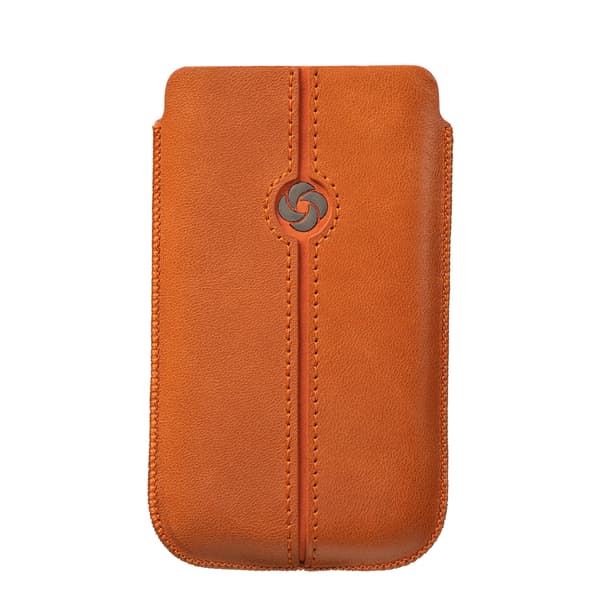 Mobiltaske Dezir Medium Læder Universal Orange