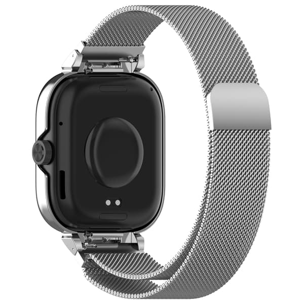 Metallrammeveske med integrert stropp for Redmi Watch 4 Silver