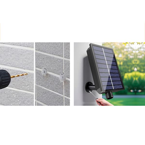 10m LED Ljusslinga med Plastlampor, 1200mAh Solpanel & Digital Display, Perfekt för Utomhusbruk