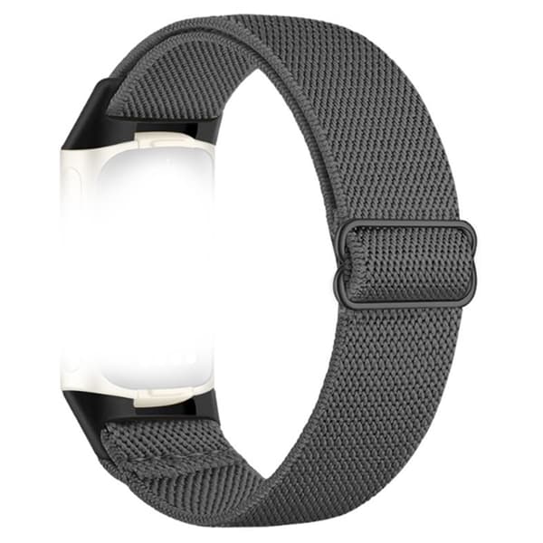 Nailonranneke Fitbit Charge 5/6 -kellolle DarkGrey