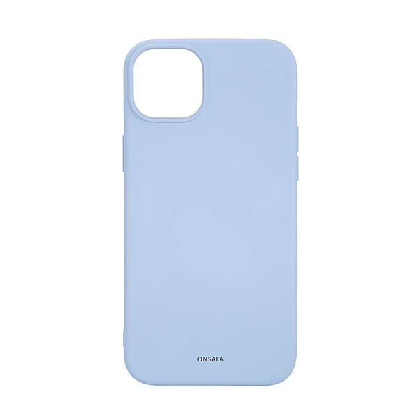 Back Sil Touch Recycled MagSerie iPhone 15 Plus Light Blue
