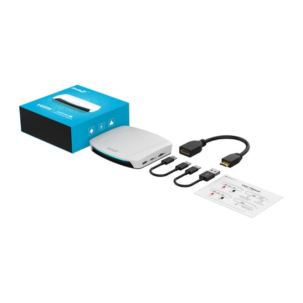 Carlinkit CPC200-Tbox UHD trådlös adapter Carplay/Android (vit)