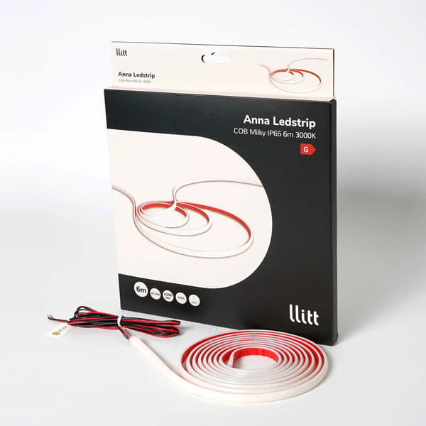 Anna Ledstrip COB-LED Milky uten transformator IP65 6m?? 3000K???