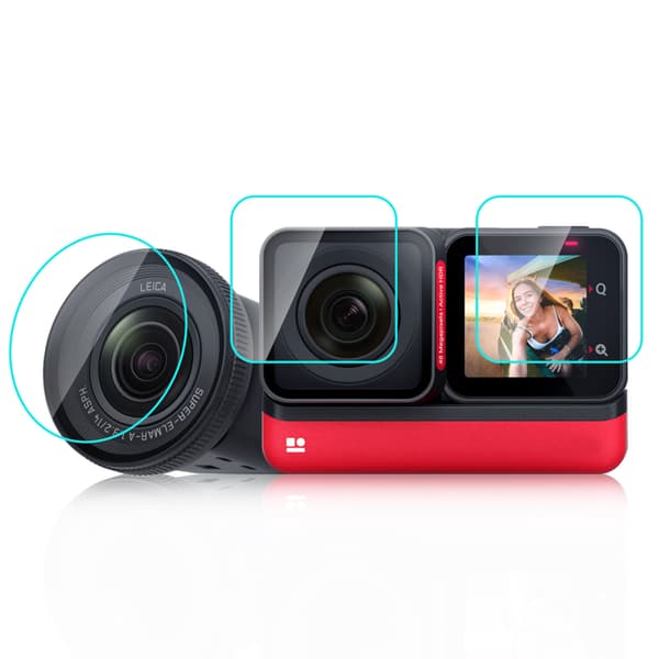 Skärmskydd i härdat glas för Insta360 ONE RS (3-pack)