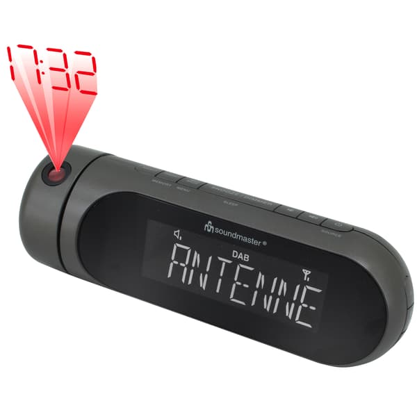 Clockradio Projektion DAB+/FM-RDS UR6700AN Sort