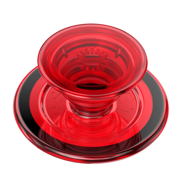 PopGrip för Magsafe Danger Red Translucent