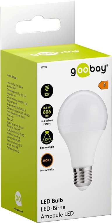 LED-lamppu, 8,5 W