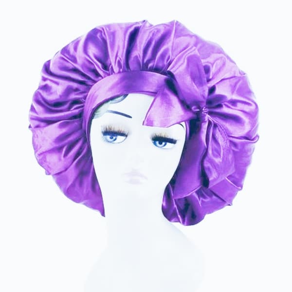 Sovmössa nattmössa silke Purple