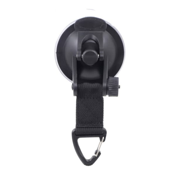 Krokar med Sugpropp & Triangelspänne, 4-pack Black
