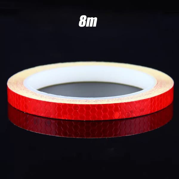 Reflekterende strimmel til bil Red 2 cm/8 m