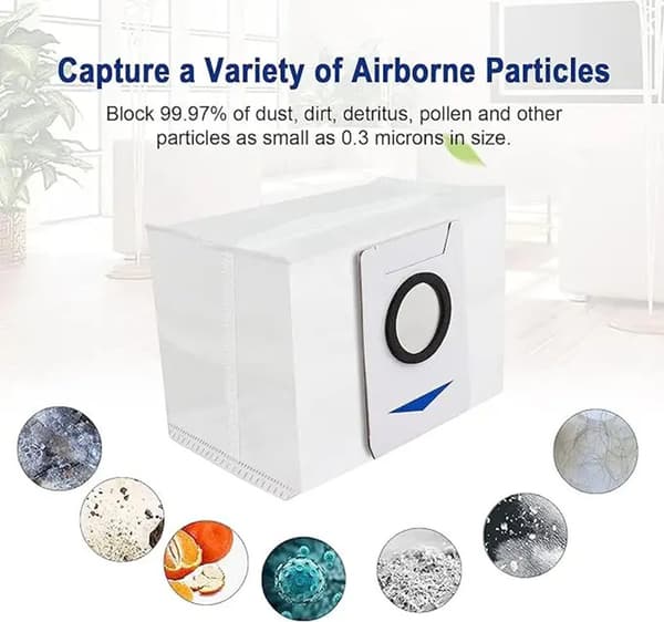 Dammsugarpåsar för Ecovacs Deebot X1 Omni 6-pack